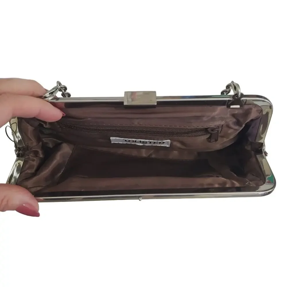 Unlisted | Pleats to Meet You Star Sequin Clutch Small Handbag